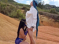 The Middle Of The Desert I Meet An Exotic Dancer With A Huge Ass, We Fuck Hard Outdoors 11 Min With Big Pussy, Alejandra Palacios And Aaroon Mush