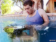 Balls Deep In The Deep End With Xander Corvus, Holly Halston - Brazzers