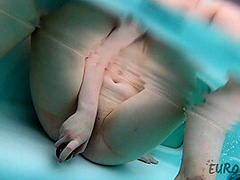 Pretty Teen Lika Masturbating Underwater In The Jacuzzi With Closeups