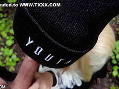 Girlfriend Sucked Deep Throat And Was Fucked Hard In The Woods