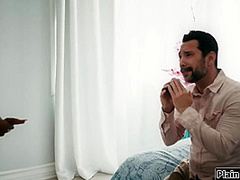 You shouldnt have spied on me stepdad now I make you lick me