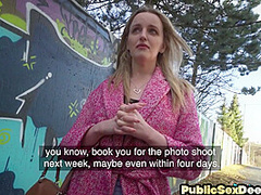 Real pulled amateur ravaged outdoor POV