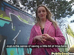 Real pulled amateur ravaged outdoor POV