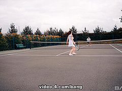 Tennis Makes Laura Lionz Horny For Cock!