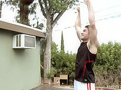 Air Juggs With Charles Dera, Haley Cummings, Alanah Rae - Brazzers