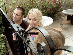Air Juggs With Charles Dera, Haley Cummings, Alanah Rae - Brazzers