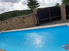 Sofie And Josie On Vacation In Croatia Nude Sunbathing Villa Pool Posh Life