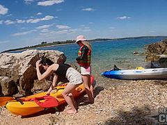 Kayaking To A Remote Adriatic Island Matty Josie On Vacation Hiking Nude Outdoors Tribal Instincts