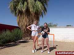 Two Fresh Faces River & Dereks Sexy Game Of Strip Soccer - Aften Opal