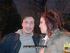 Picked up babe passionate blowjob in 69