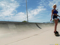 Skate Or Dick With Britney Amber, Bill Bailey - Brazzers