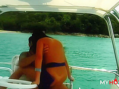MyHotVids - Horny Latina Fucked in Her Ass on Boat