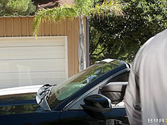 Riding Stick Shift With Staci Silverstone, Keiran Lee - Brazzers