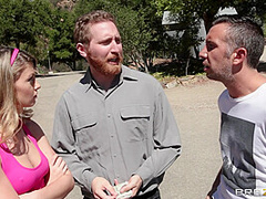 Riding Stick Shift With Staci Silverstone, Keiran Lee - Brazzers