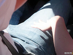 Riding Stick Shift With Staci Silverstone, Keiran Lee - Brazzers