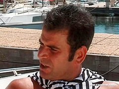 Kristina Bella Has a MMF Threeway with a DP on Back of Speeding Boat - Private Porn Sex Videos