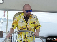 Kitty Love's Hardcore Tale Of Horny Strangers At Sea