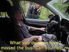 18 Yo Teen Gets Rough Anus Stretched In My Car