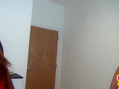 Lingerie CFNM babes cockbouncing on guy