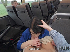 HUNT4K. She is using her gorgeous big tits for money