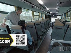 HUNT4K. She is using her gorgeous big tits for money