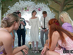 BRIDE4K. A wedding started off nicely, but ended up as a sex show between Bride and a Toastmaster
