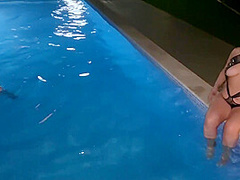 Swimming Pool Wrestling