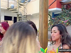 Maximo Garcia And Luiza Marcato - Guiness World Record!! Bachelor S Party Orgy. Spanish Vs 15 Brazilians