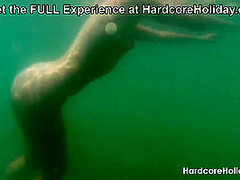 POV Footjob from Shy Cutie Who Loves to See You Cum at HardcoreHoliday