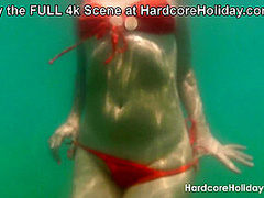 POV Footjob from Shy Cutie Who Loves to See You Cum at HardcoreHoliday