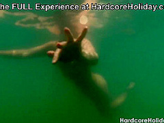 POV Footjob from Shy Cutie Who Loves to See You Cum at HardcoreHoliday