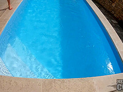 Sofie With Josie Skinny Dipping Private Pool Cold Water Hot Bodies