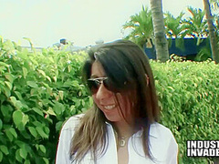 It’s HOT as FUCK out here in Miami! Sarah Silvemann Rooftop BBC Fuck at IndustryInvaders