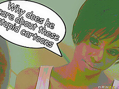 Touch My Comics And Get Ass Fucked With John Strange, Marie Luv - Brazzers