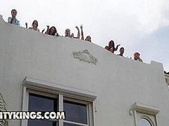 Anne Amari, Ethan Seeks And Amari Anne - Gets Fucked And Eaten Out At A Wild Rooftop Spring Break Party