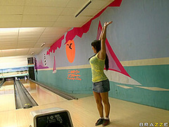 Bowling Bet For Blow Jobs With Levi Cash, Claire Dames - Brazzers