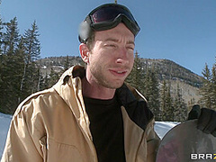 Tease On Skis With Jordan Ash, Jessica Nyx - Brazzers