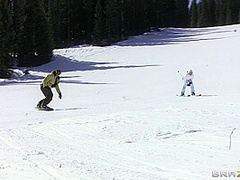 Tease On Skis With Jordan Ash, Jessica Nyx - Brazzers