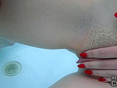 Snow Day Rooftop Jacuzzi Underwater Masturbation Fresh 18yo Muna With Closeups