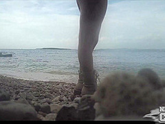 Nude Beach Day With 3 Gorgeous Models Melonie Rebeka Ruby With Kristina Sun Goddesses Picnic Naked