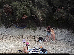 Nude Beach Day With 3 Gorgeous Models Melonie Rebeka Ruby With Kristina Sun Goddesses Picnic Naked