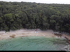 Nude Beach Day With 3 Gorgeous Models Melonie Rebeka Ruby With Kristina Sun Goddesses Picnic Naked