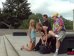 Public German Slut Humiliated And Ass Fucked Pissed On 6 Min