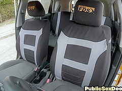 Bigtitted driving student analsmashed