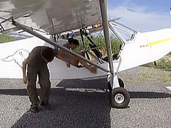 The Pilot Wants to Screw Jennifer in the Ass so They Make It Happen - Private Porn Sex Videos