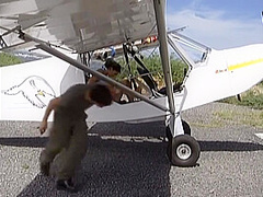 The Pilot Wants to Screw Jennifer in the Ass so They Make It Happen - Private Porn Sex Videos