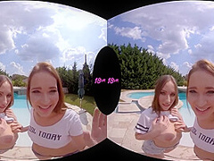 Virtual Reality, Vr Porn And Mia Lina In Anal Threesome With Neighbor Teen 18+ Sluts