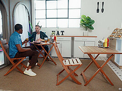 Leather, Chains N' Pussy Juice With Isiah Maxwell, Vince Karter, Hayley Davies - Brazzers