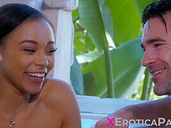 Nicole Bexley, Adriana Nicole And Adrian Maya In A Lucky Hung Guy Has His Cock Worshipped By Two Ebonies
