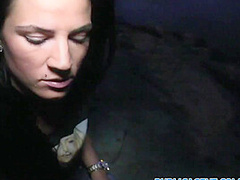 Stunning Blue Eyed Babe Fucks Outside Under A Bridge